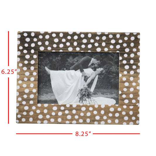 LaMira polka dot frame