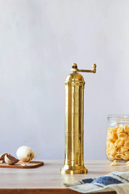 Antique Brass Salt & Pepper Mills (Set)