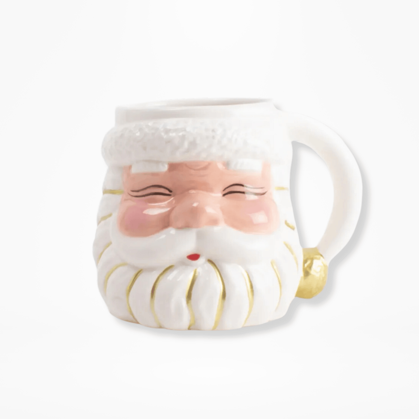 White Santa Coffee Mug