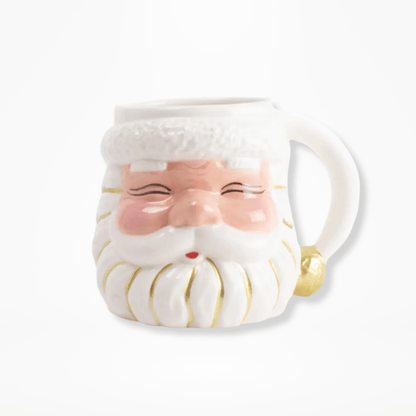 White Santa Coffee Mug