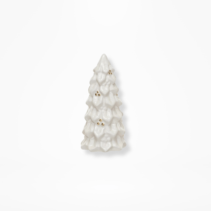 Small Cream Stoneware Christmas Tree