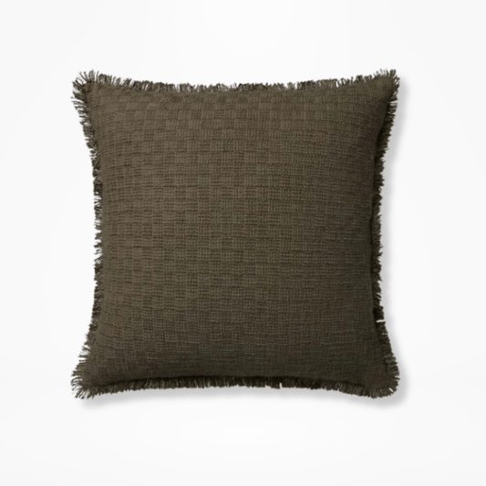 Deep Green Throw Pillow 22x22