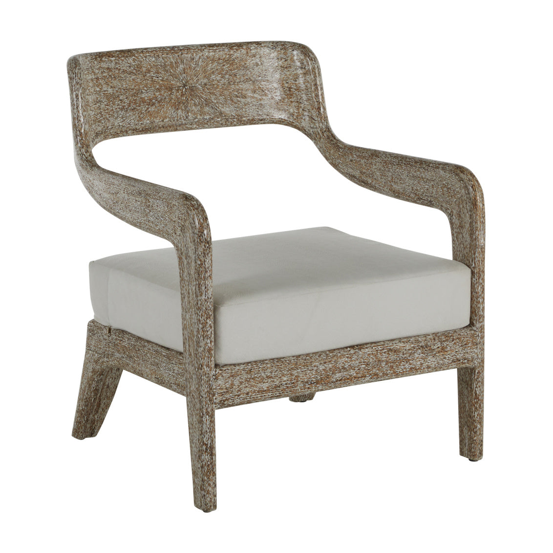 Raya Lounge Chair White - Gabby