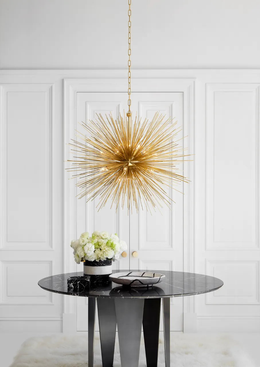 Strada Medium Chandelier - Visual Comfort GILD FINISH